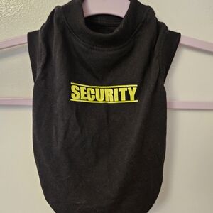 NWOT Black Security Dog T- Shirt